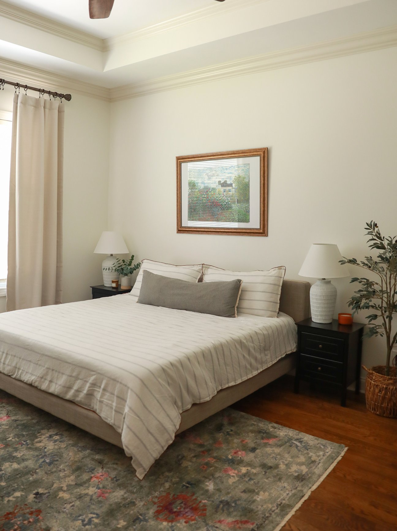Shoji White by Sherwin Williams in bedroom
