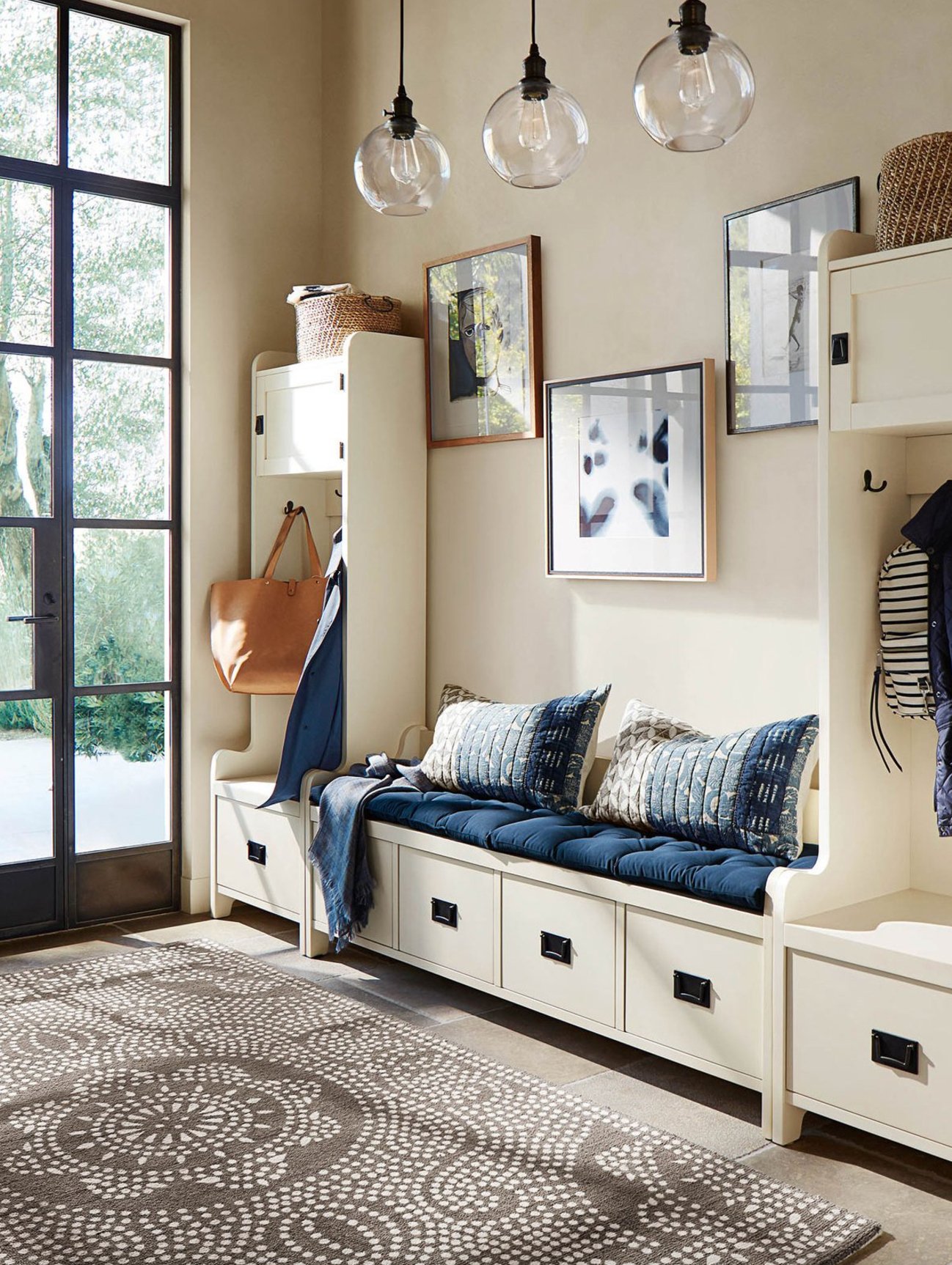 Shoji White by Sherwin Williams in hallway