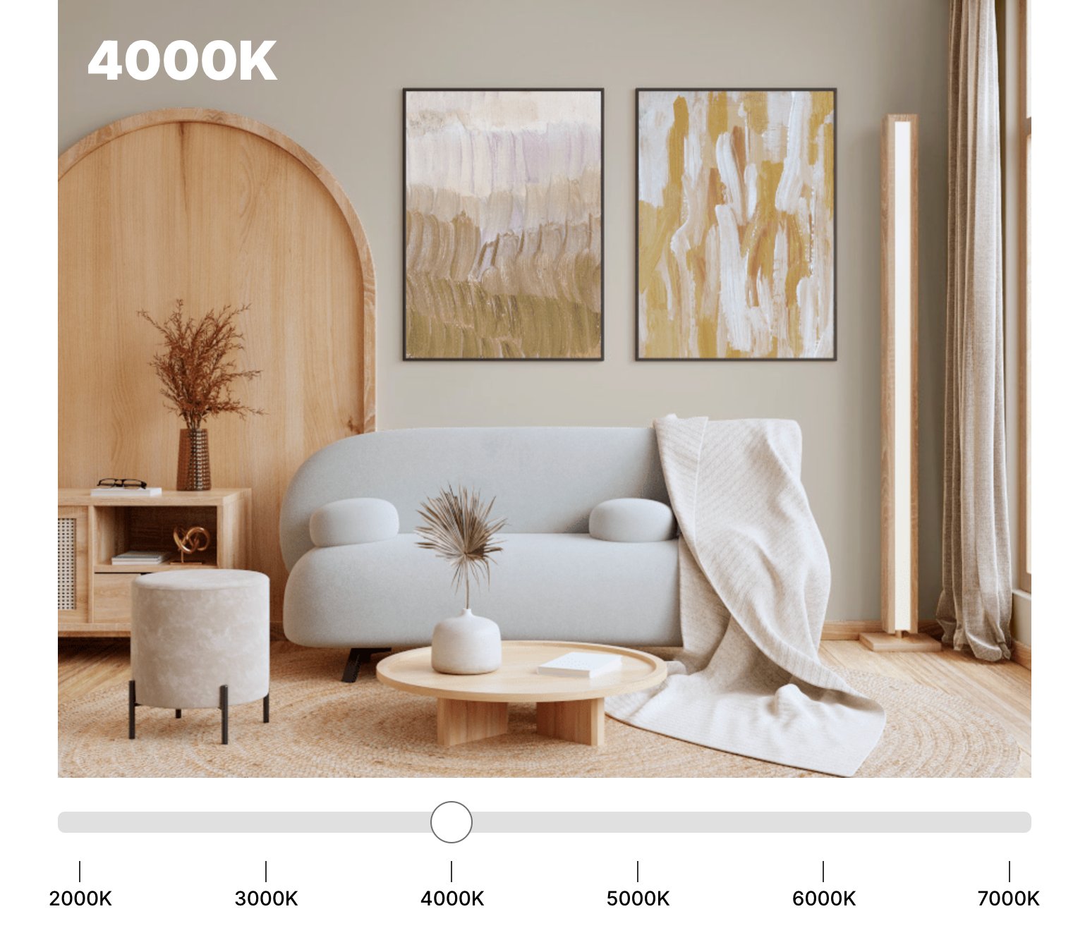Shoji White by Sherwin Williams lighting