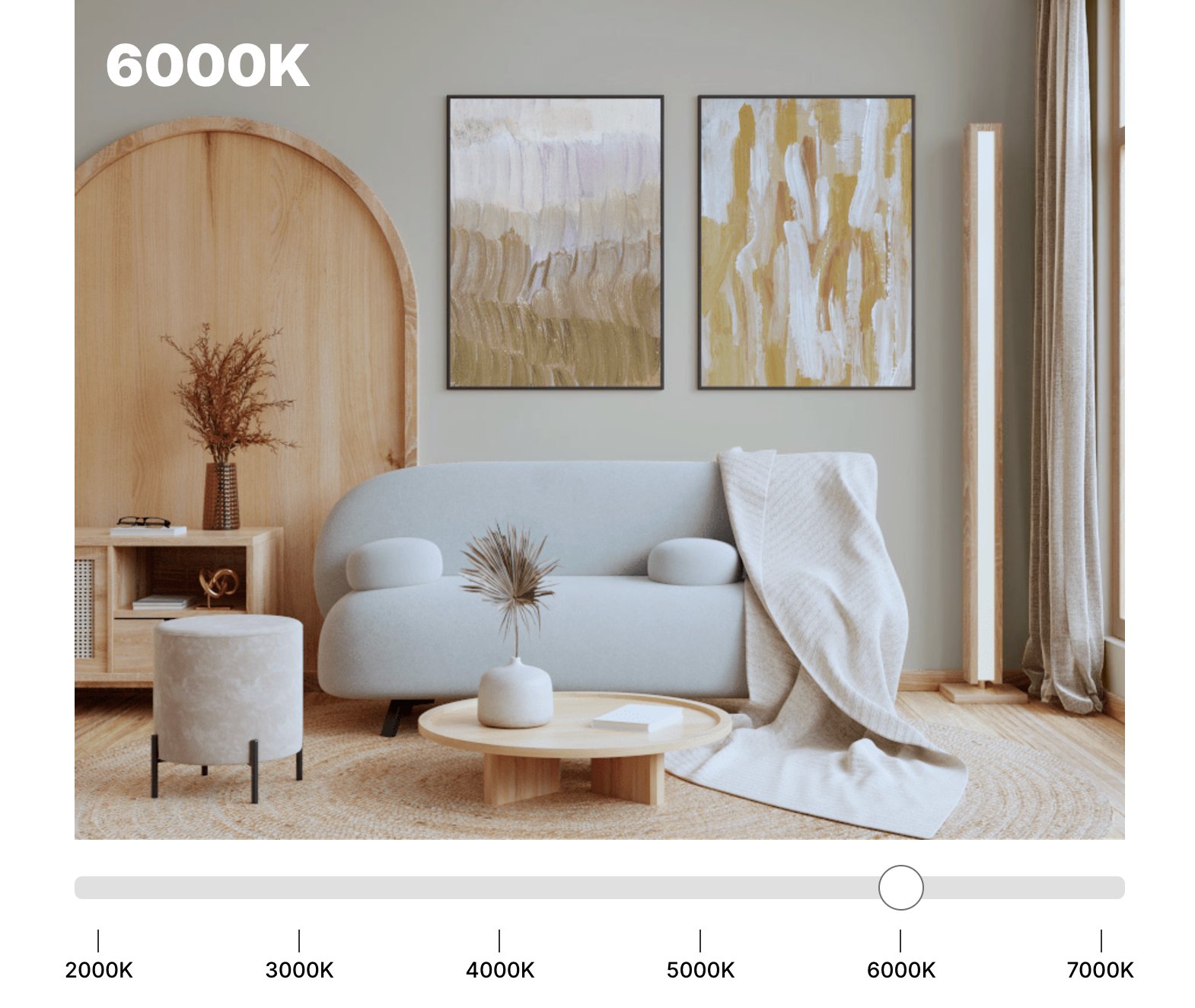 Shoji White by Sherwin Williams lighting