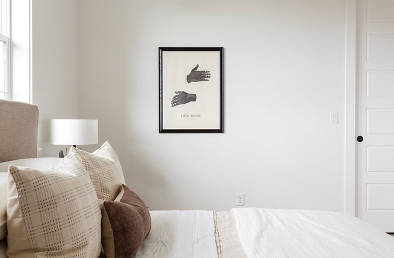Snowbound by Sherwin Williams in bedroom