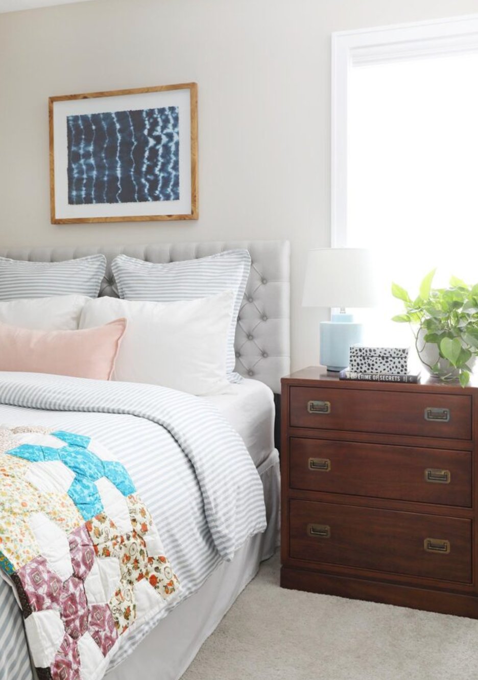 Worldly Gray by Sherwin Williams bedroom