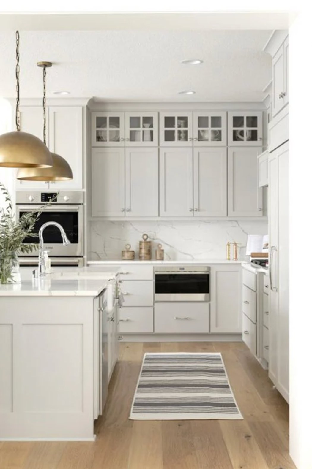 Worldly Gray by Sherwin Williams kitchen