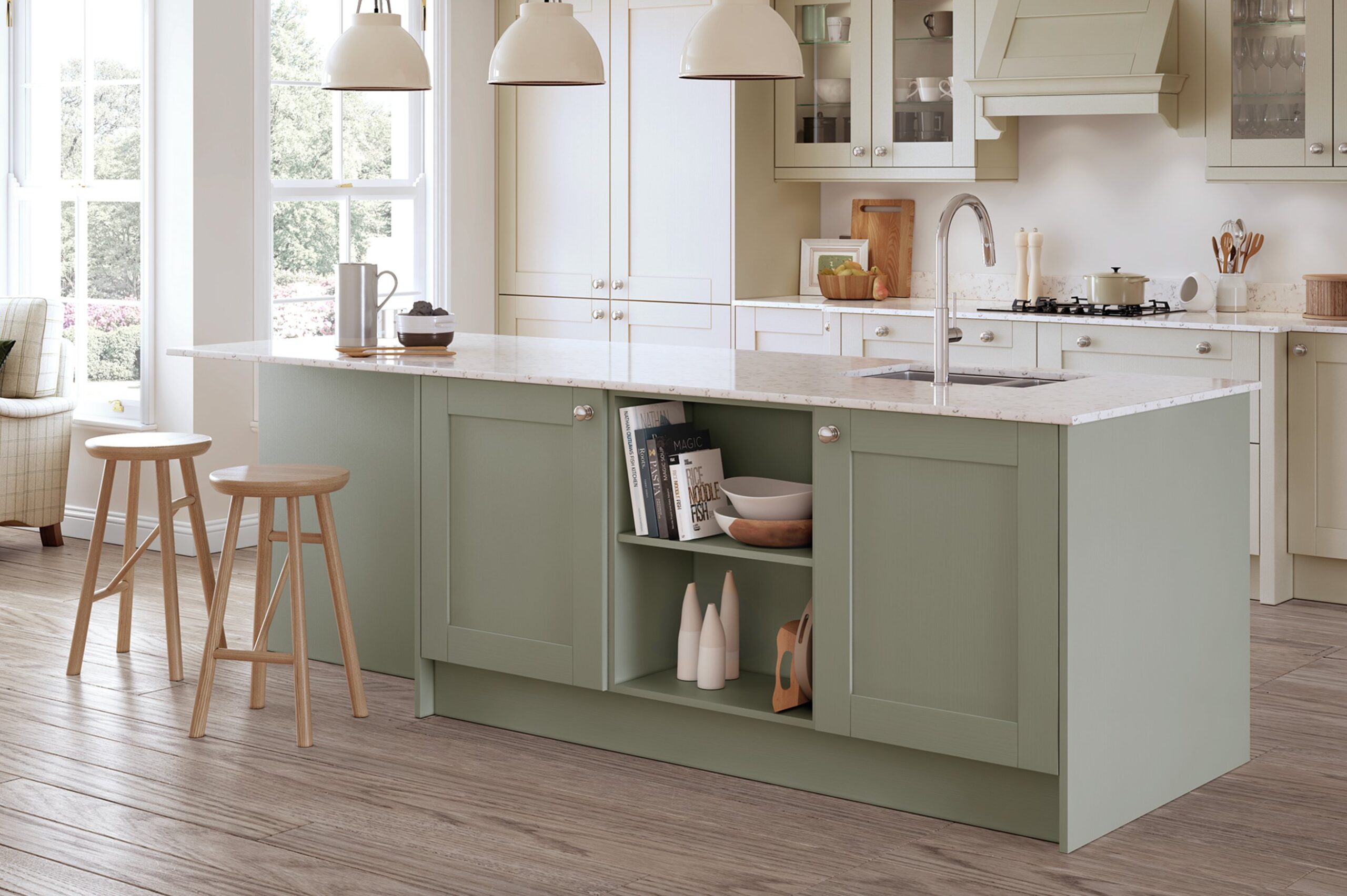 Sage Green Kitchen Cabinets 4 scaled
