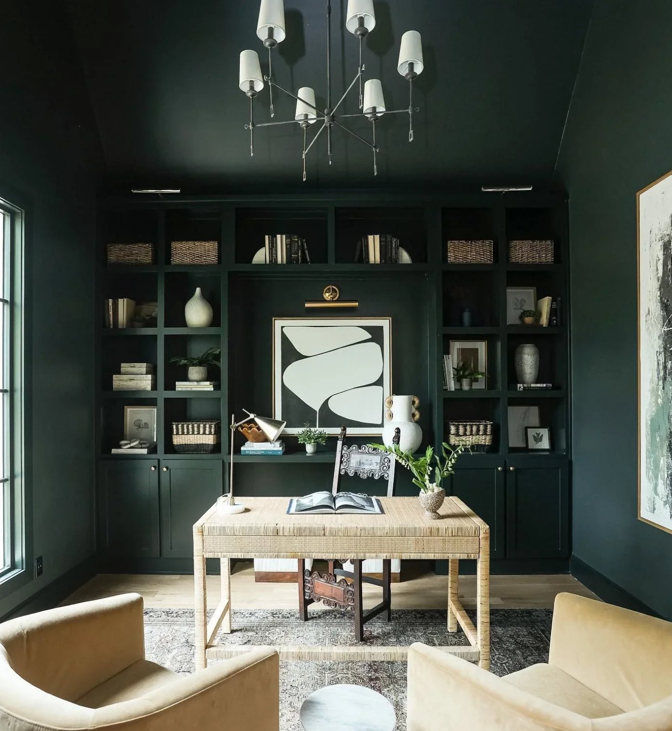 Studio Green by Farrow Ball home office