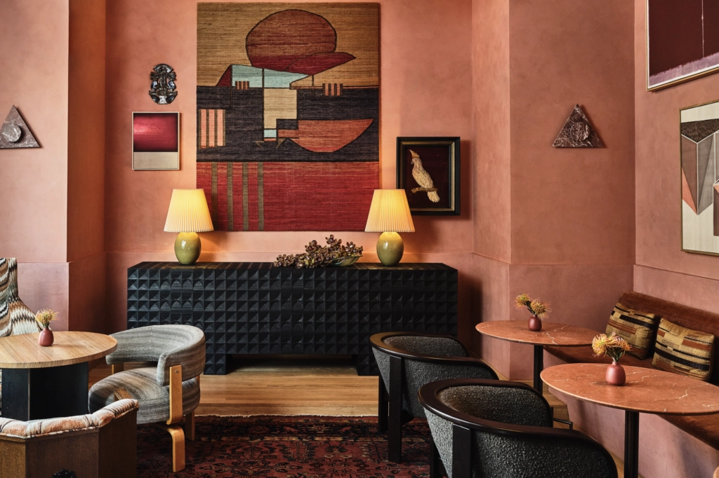 Terracotta in a restaurant