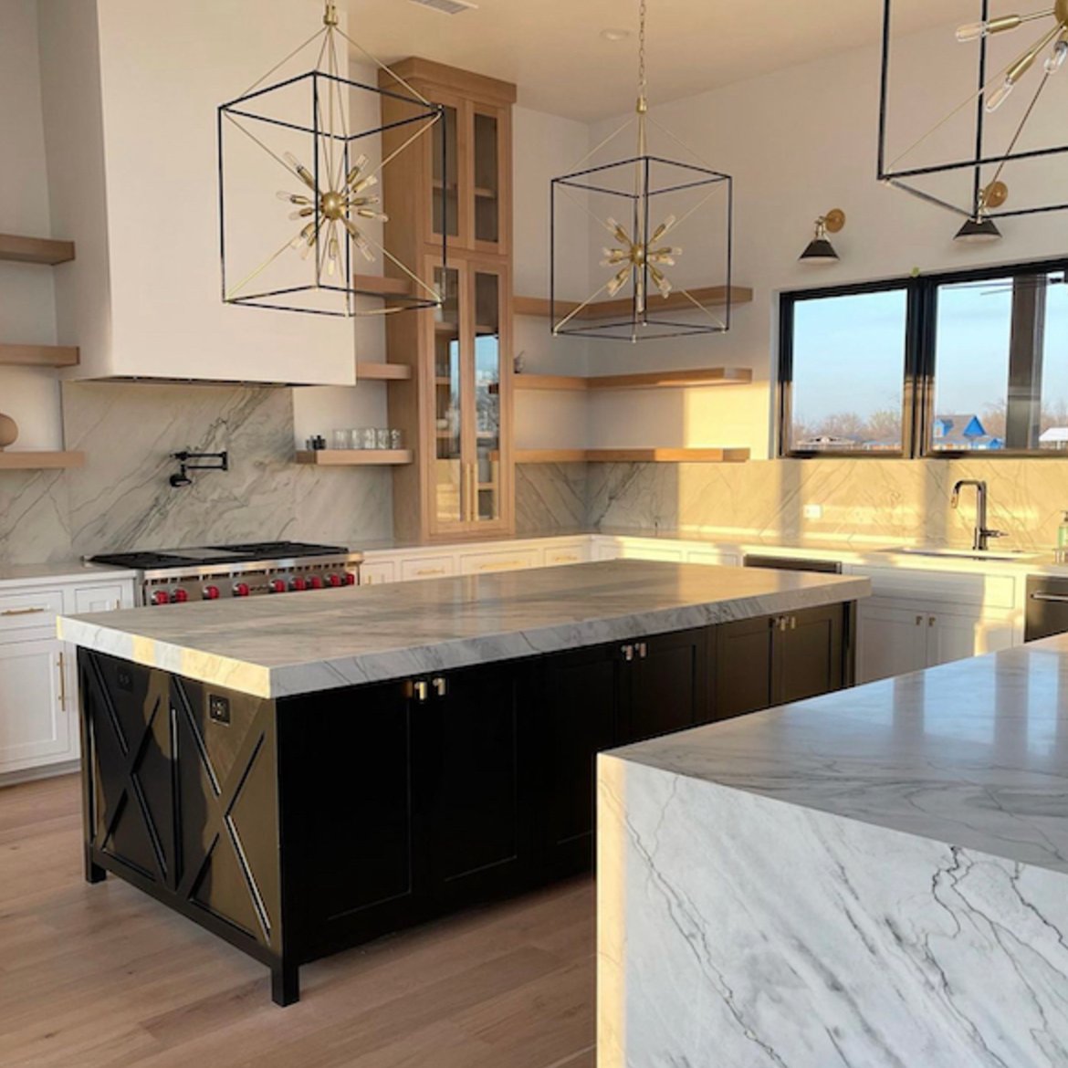 Tricorn Black by Sherwin Williams kitchen