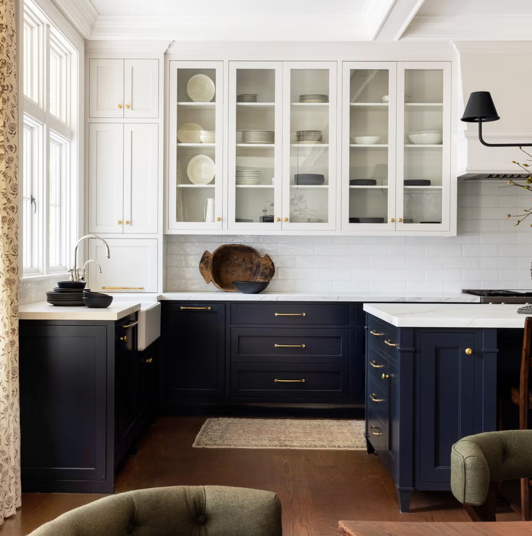 Two-Toned Kitchen Cabinets