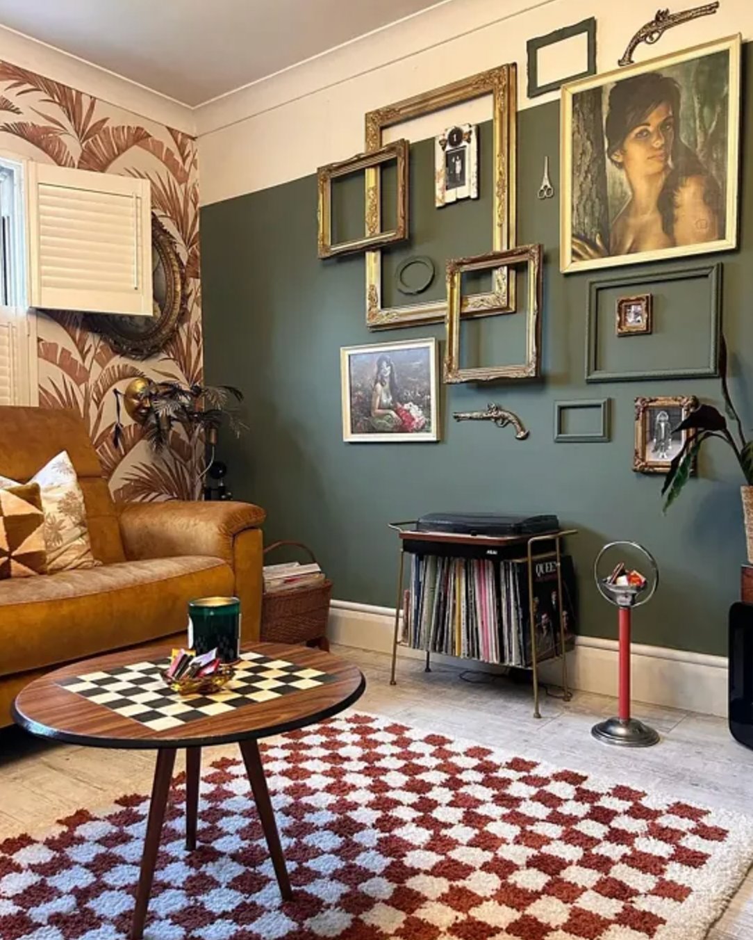 Vintage Vogue by Benjamin Moore in a living room