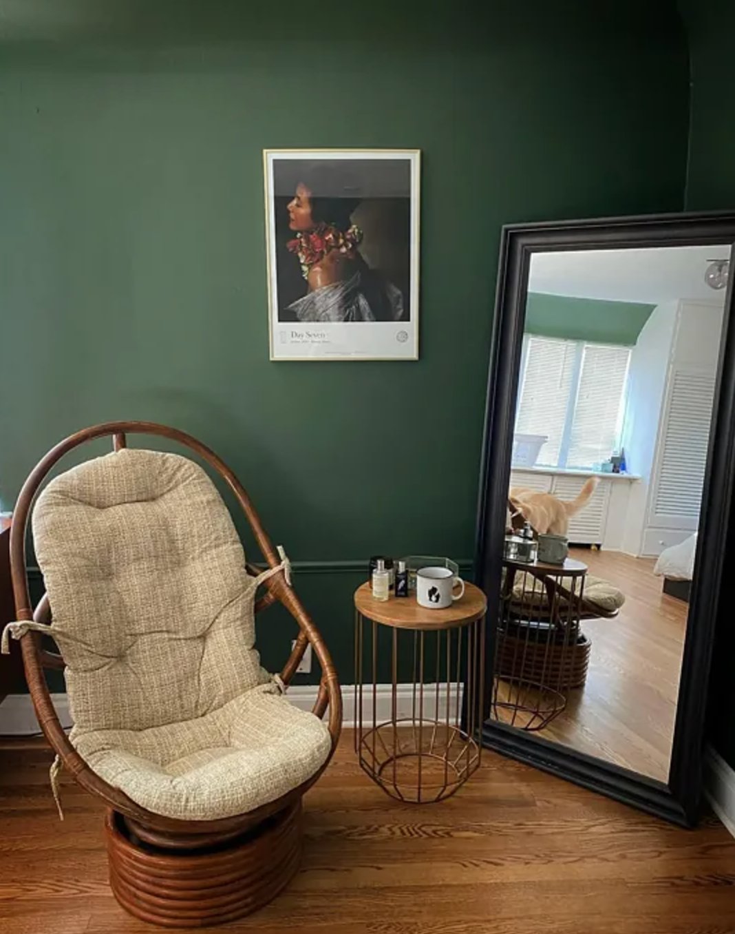 Vogue Green by Sherwin-Williams in a room