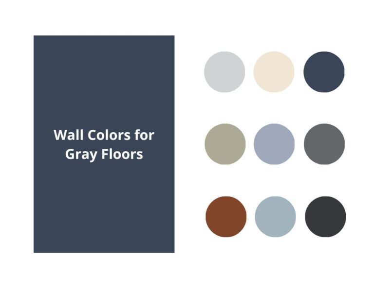 Best Wall Colors for Gray Floors