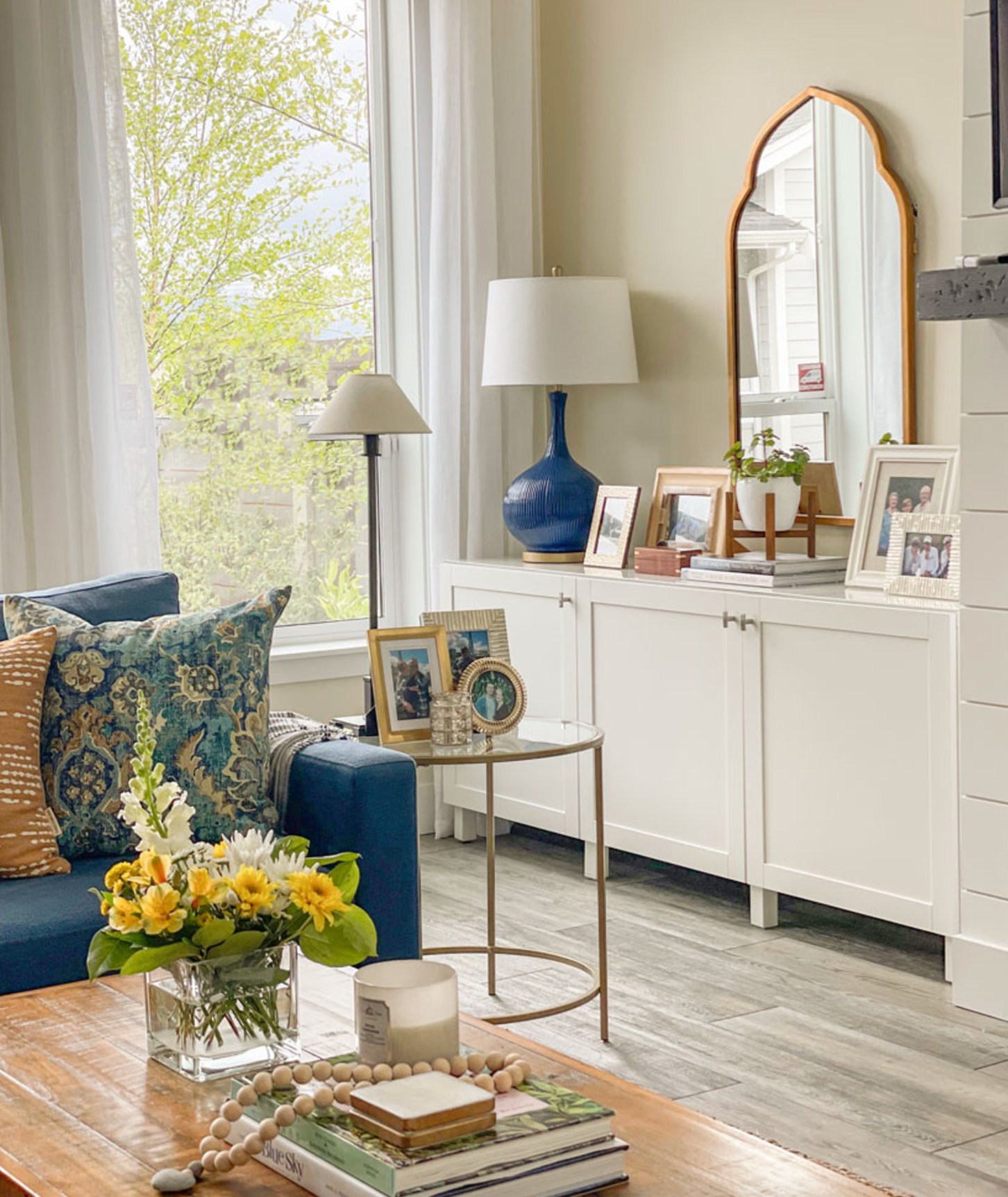 Warm gray flooring example