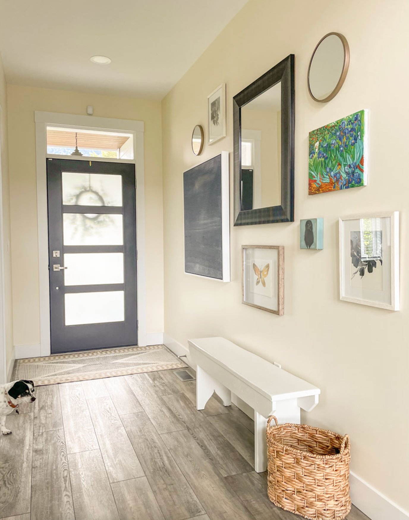 Warm gray flooring example