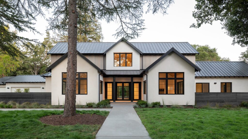 White Graphite house exterior