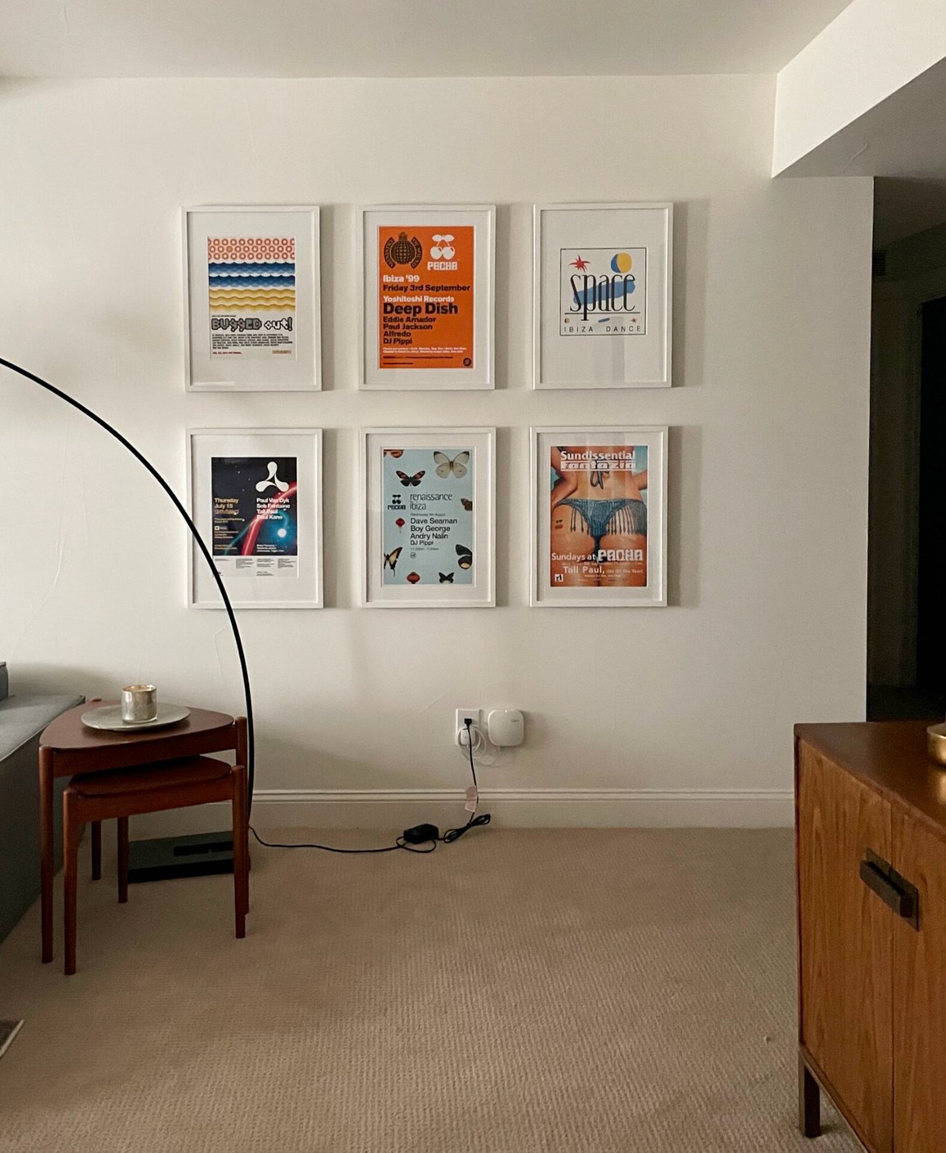 Benjamin Moore Cloud White basement